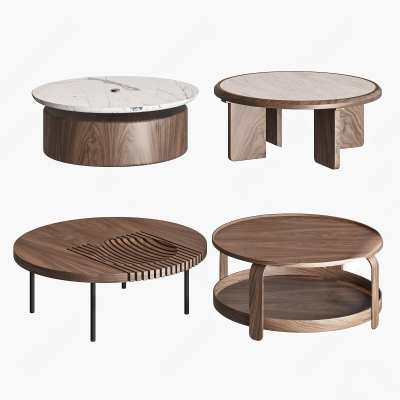 现代茶几3D模型下载